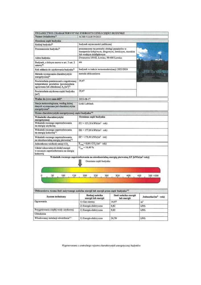 Lokal handlowo- usługowy nr 0-02 w budynku dworca PKP Łowicz Główny - Pełny obrazek: 4/5