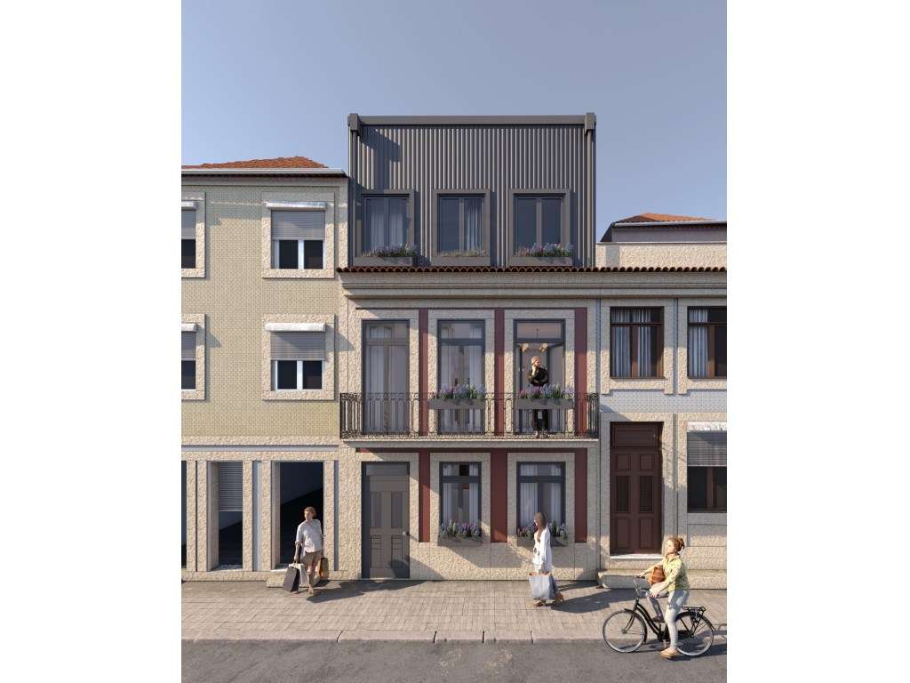 Apartamento T1+1 Mezanino na Campanhã (Porto) com Varanda Coberta (...-6