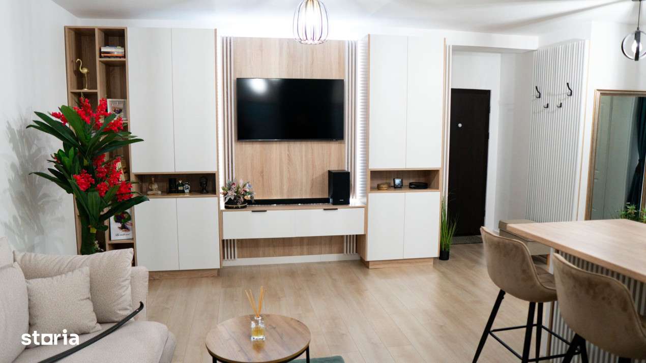 PENTHOUSE - 2 camere, 55 mp, mobilat lux - Dumbravita - Imagine principală: 4/10