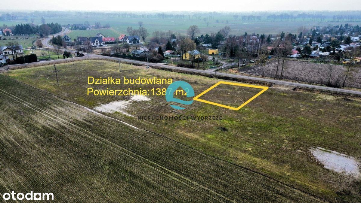 Działka budowlana 20 min od Gdańska