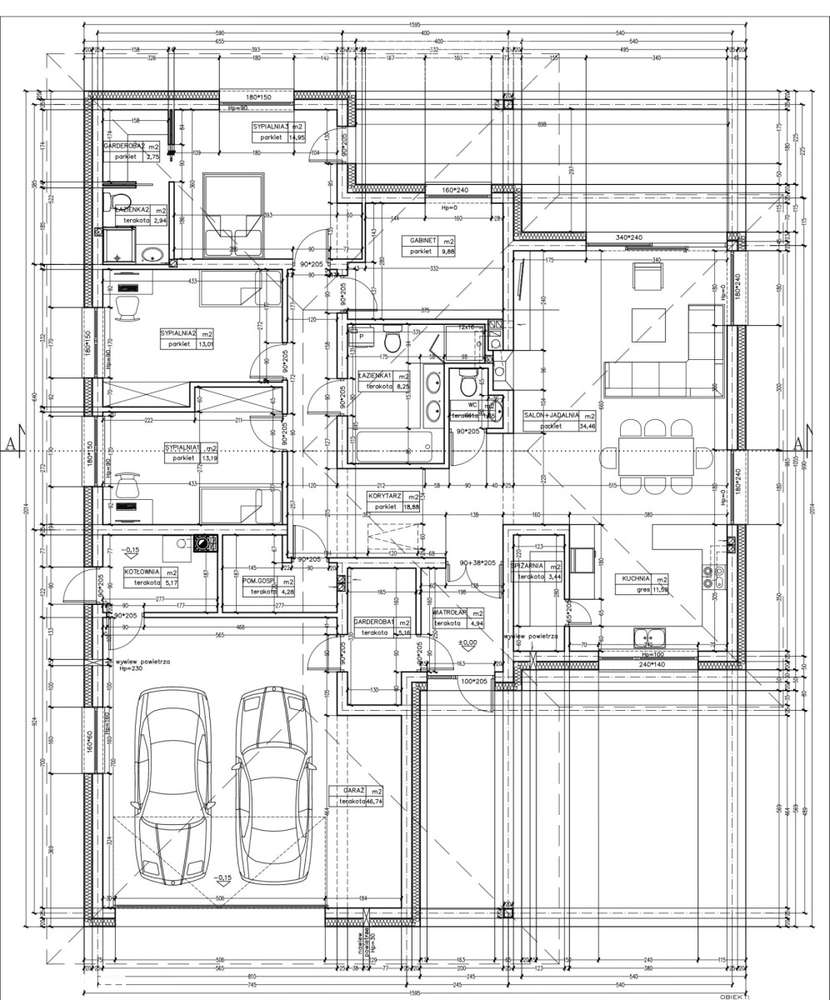 Kuriany 200 m2 5 pokoi, stan surowy zamknięty - Pełny obrazek: 5/6