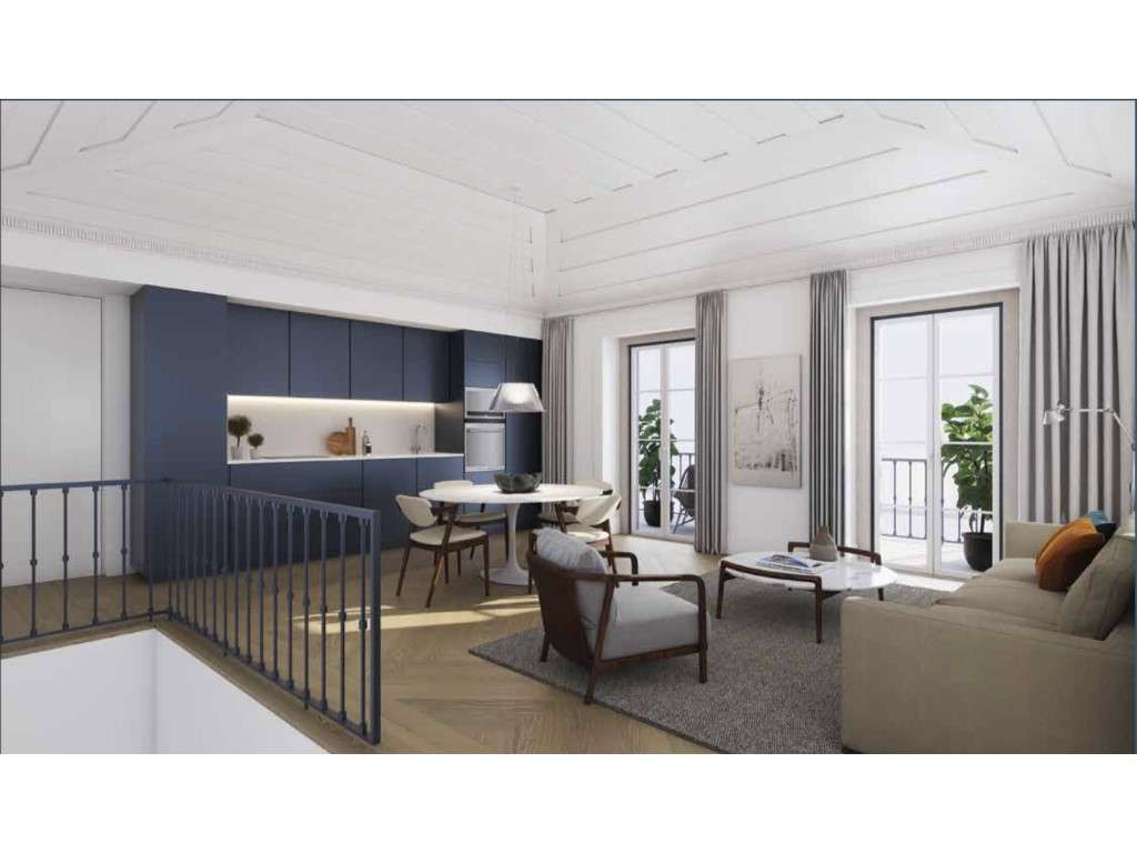 Apartamento T3 com varanda e estacionamento na Estrela-7