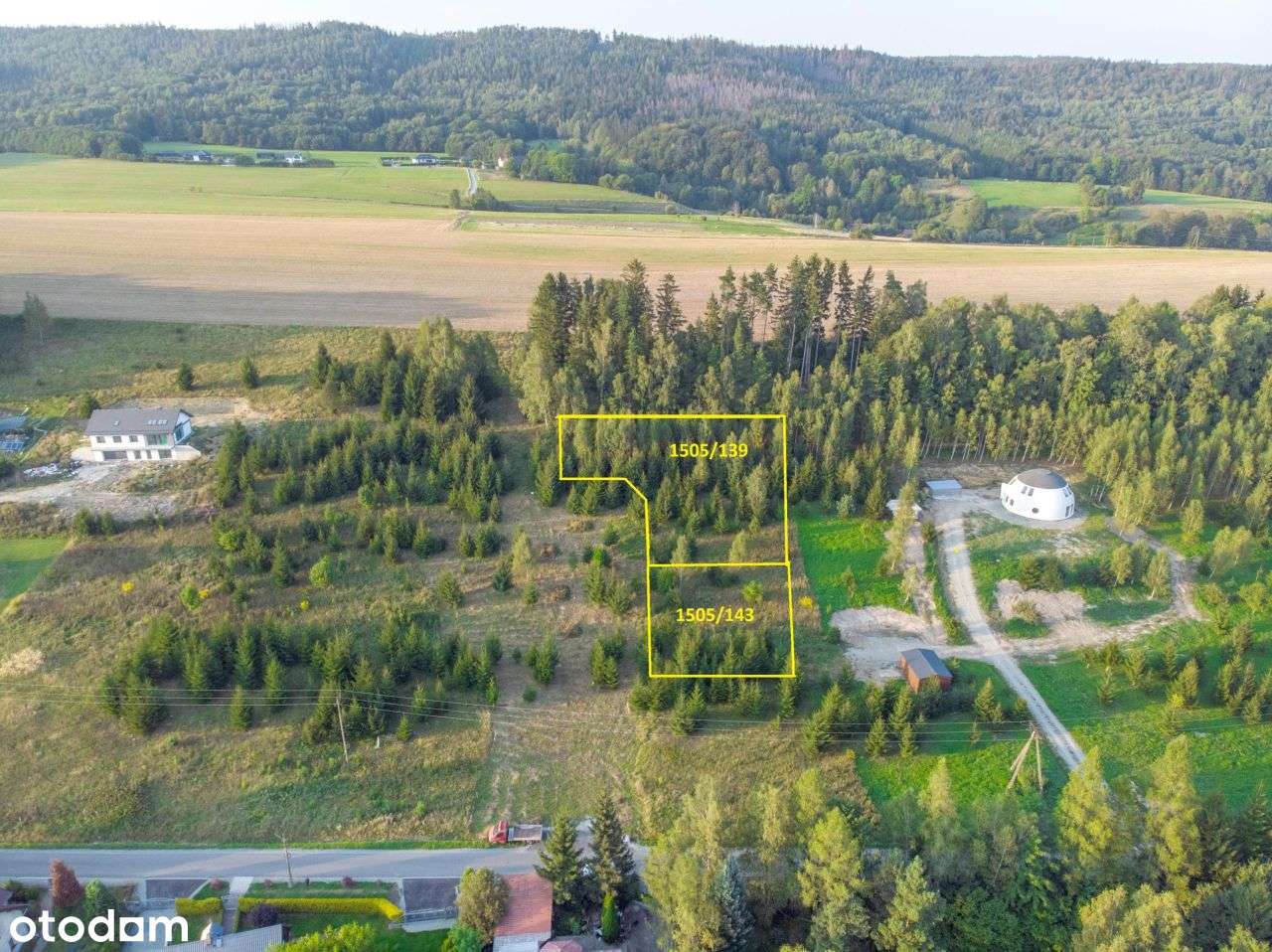 Działka 826 m2 Szczytna ul. Zacisze-5