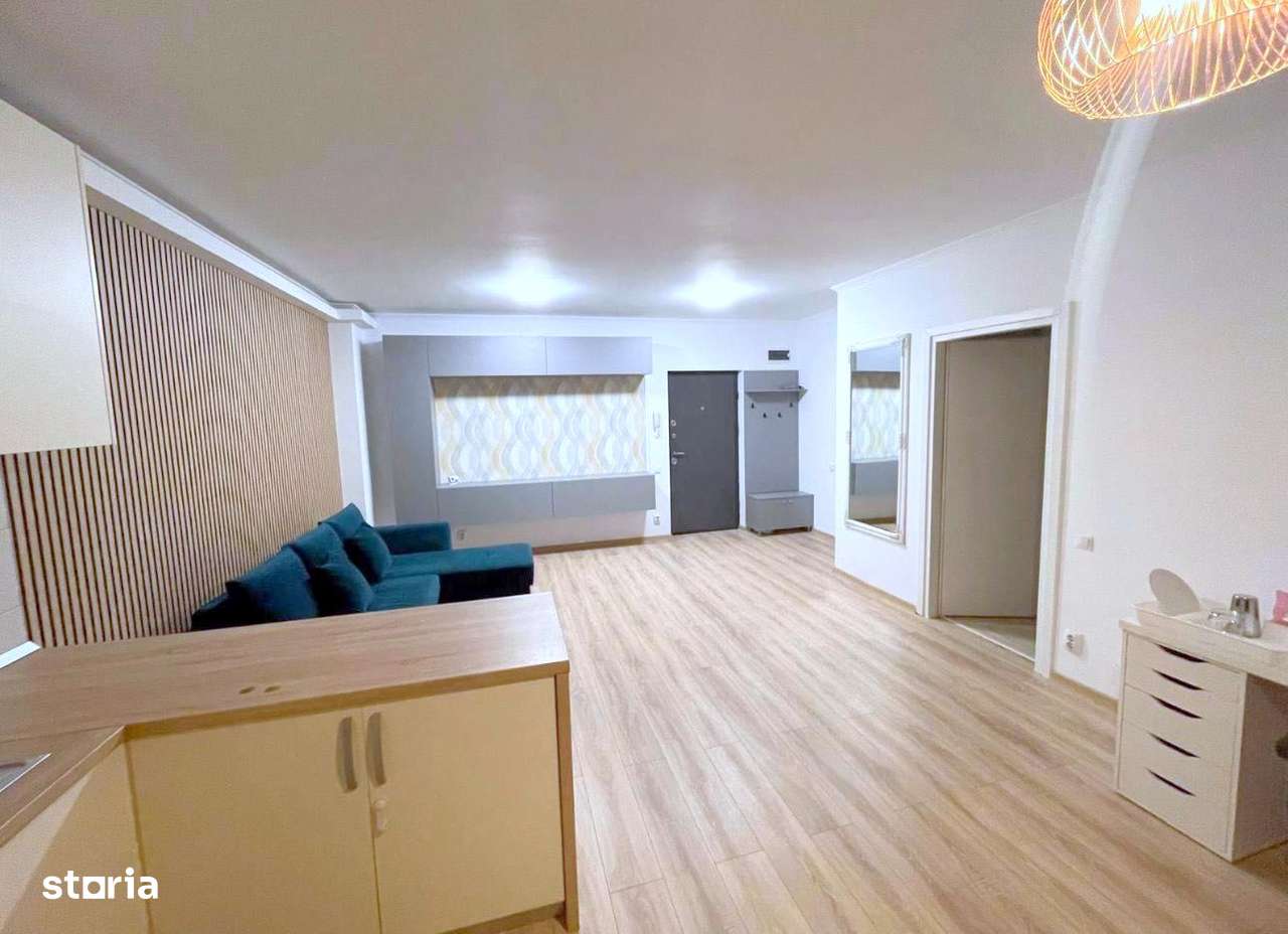 2 camere, bloc nou, mobilat modern, cu parcare, in Buna Ziua zona AUDI - Imagine principală: 3/9