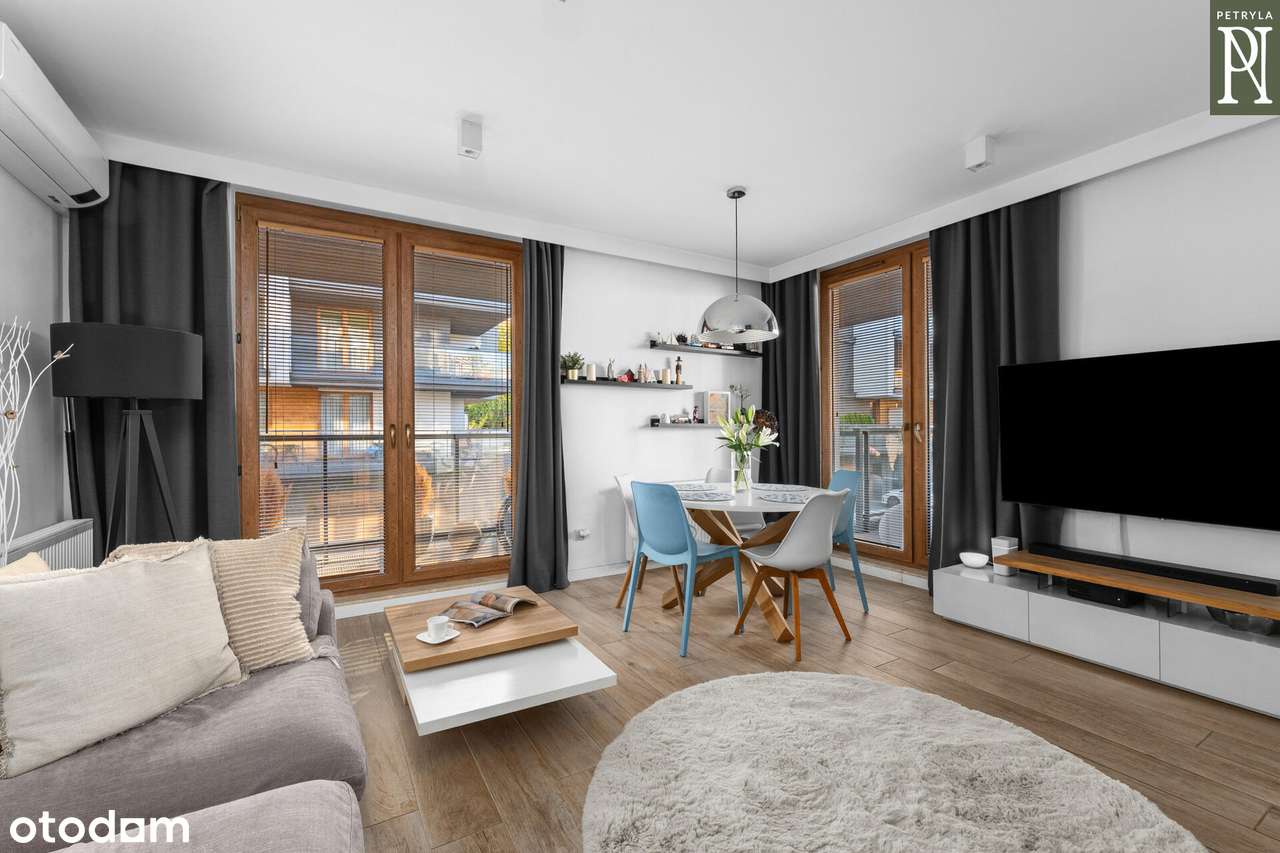 Gustownie urządzone 3-pokojowe z 44m2 tarasem! Przy Bagrach.-1