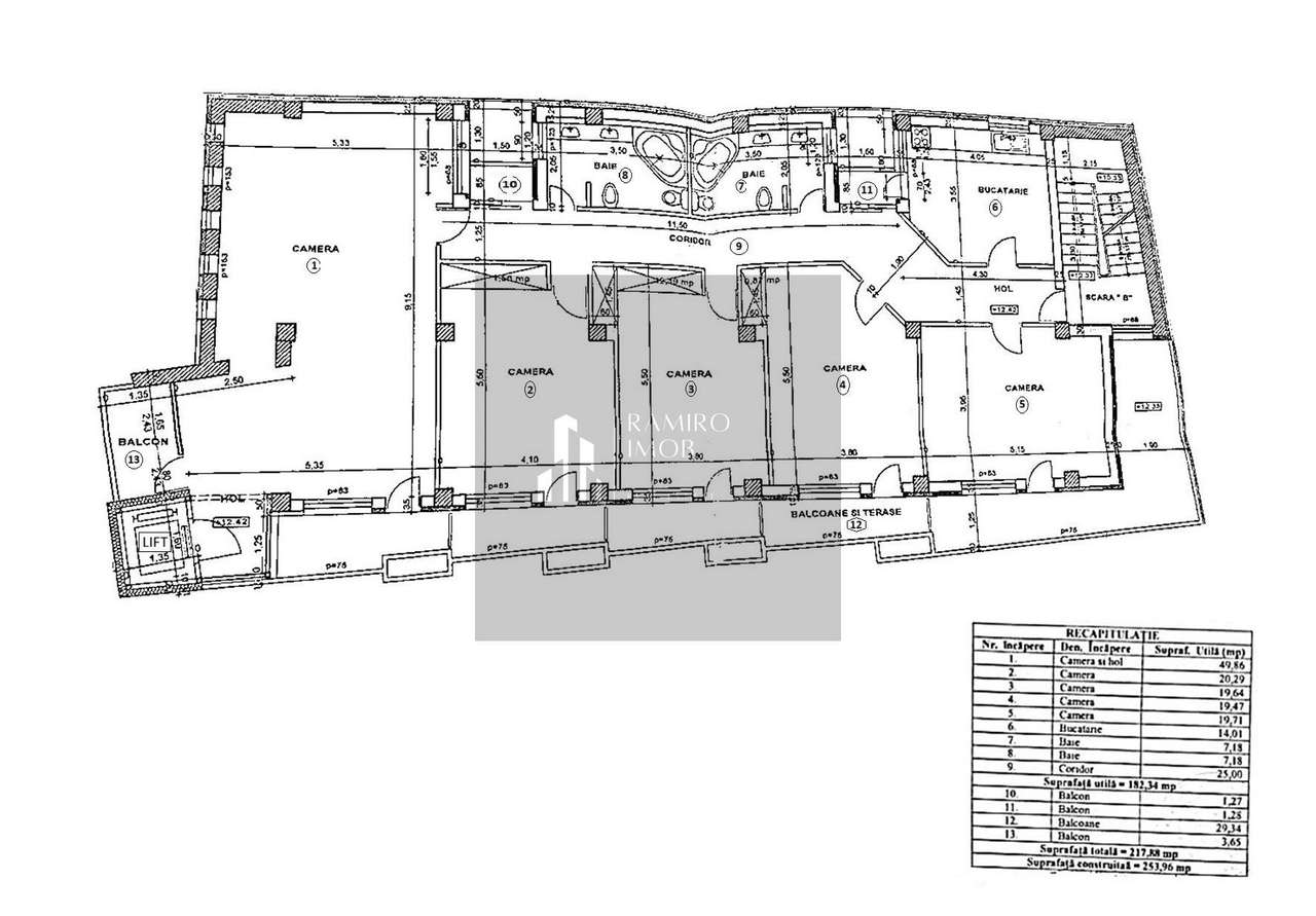 Apartament 220mp + terasa 210mp utili - bloc2010 Unirii - Pasaj Marasesti