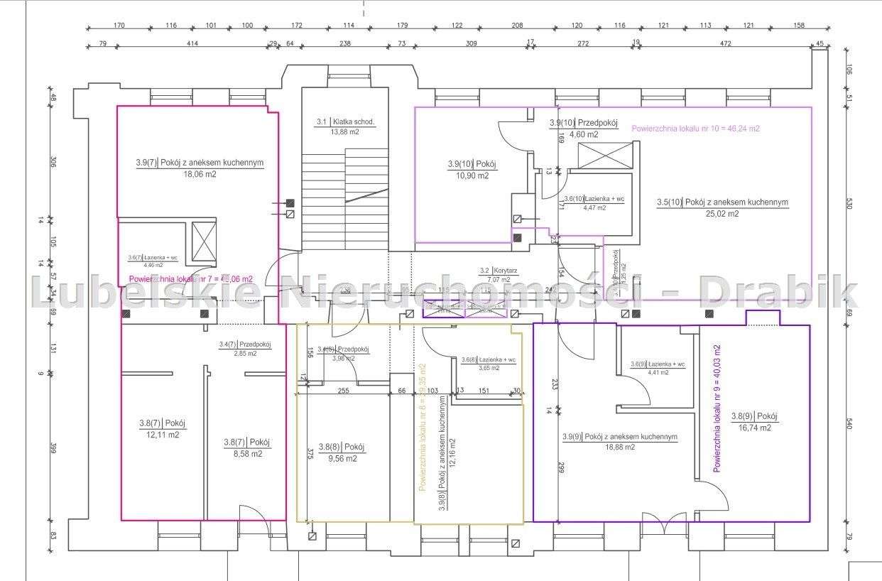 Kamienica 877,38m2 okolice Starego Miasta Lublin-5