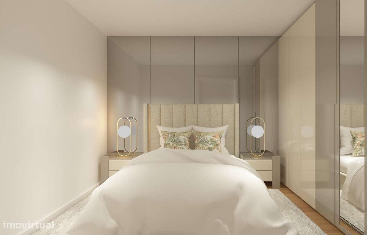 Excelente T1 com terraço e grande jardim-11