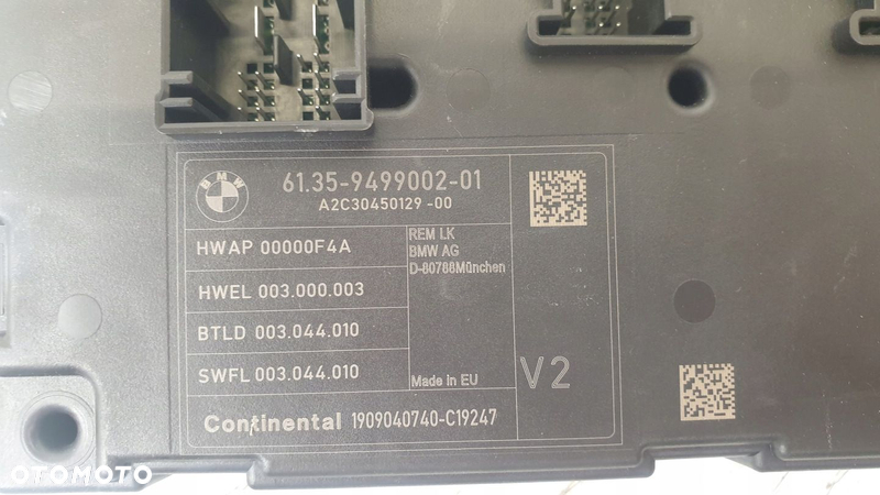 BMW STEROWNIK MODUŁ KOMFORTU a2c30450129-00 - 2