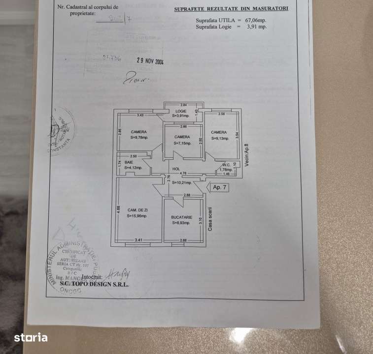 Apartament 4 camere circular- zona cet-7