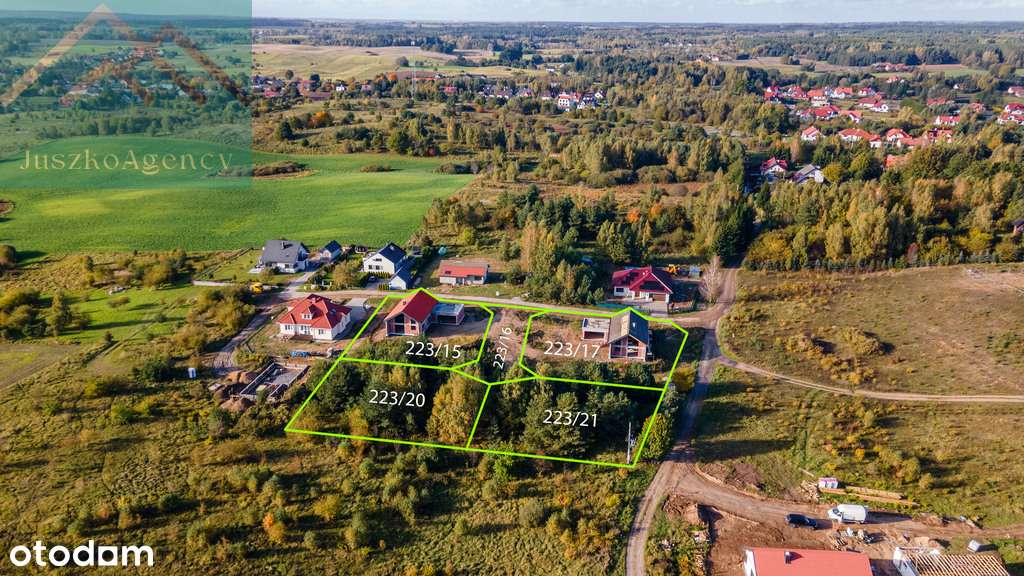 Domy w Różnowie.Stan surowy otwarty, duża działka-12