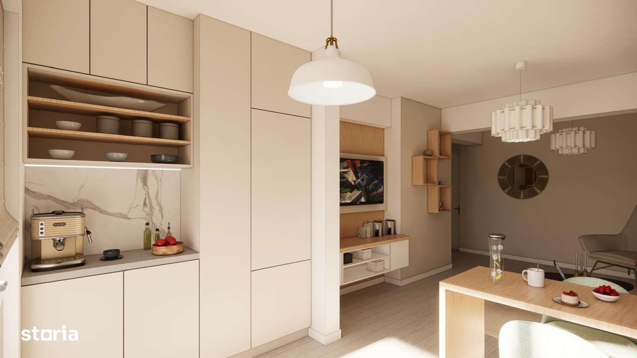 Metrou Berceni 5 min - 2 camere Acte Gata , proiect amenajare premium-5