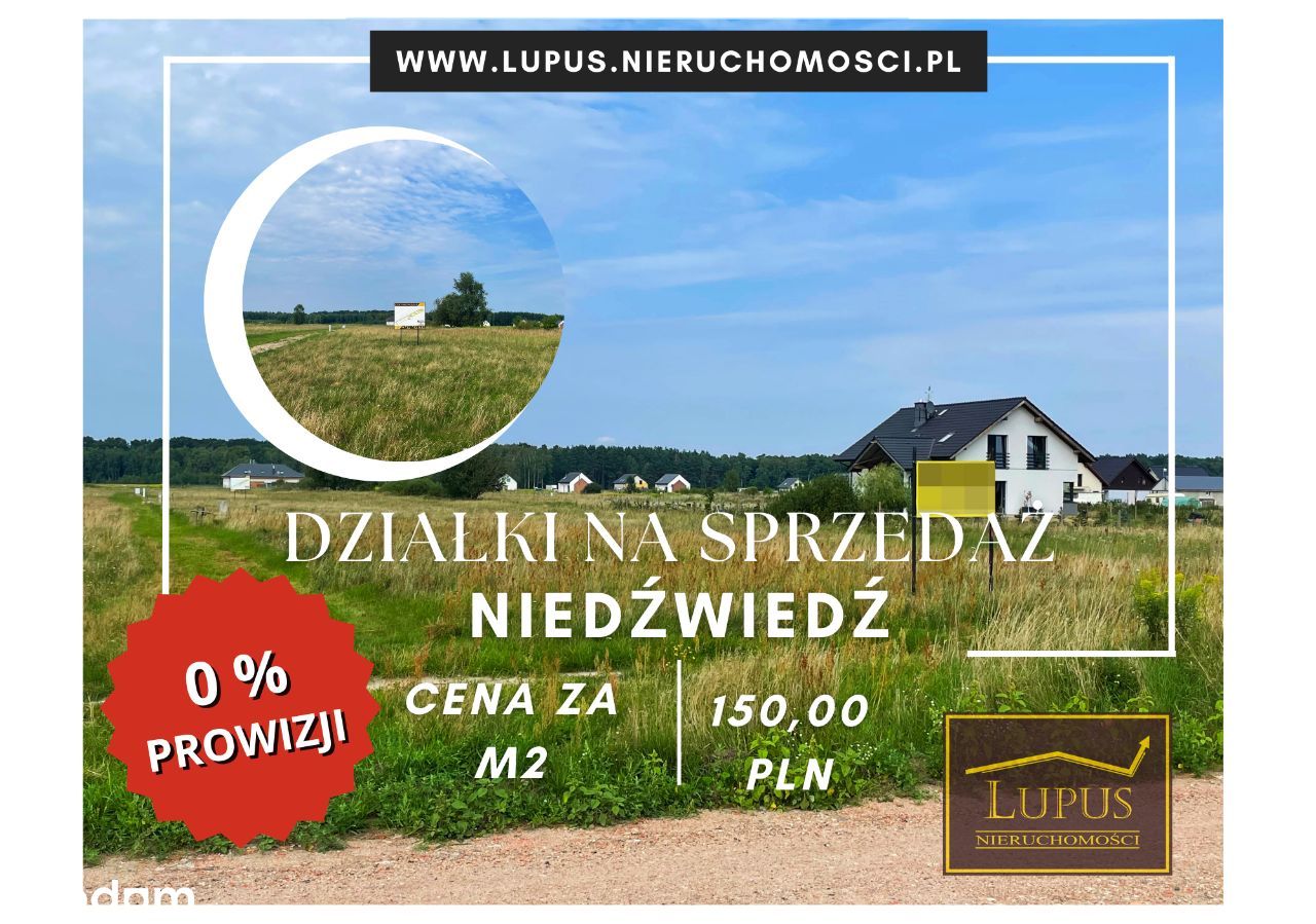 Działki budowlane w Niedźwiedziu