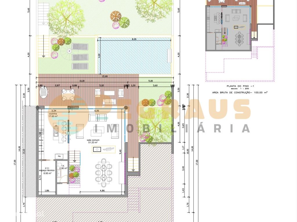 Em Projeto | Moradia T4 com Dois Andares em Lote de 639,30m2