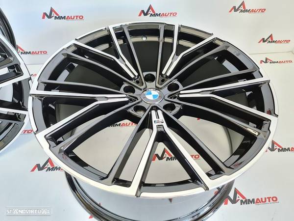 Jantes Look BMW 846M Preto Polido 20 - 5