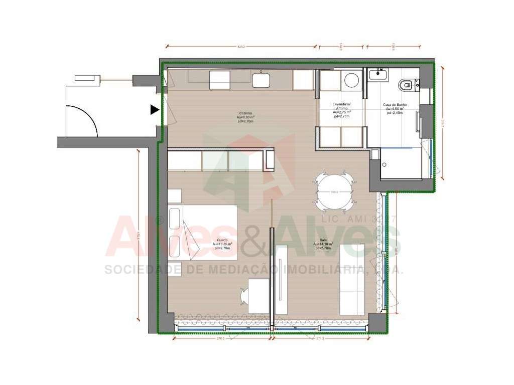 Apartamento T1 Renovado - Centro da Maia (Junto à Linha do Metro)-12