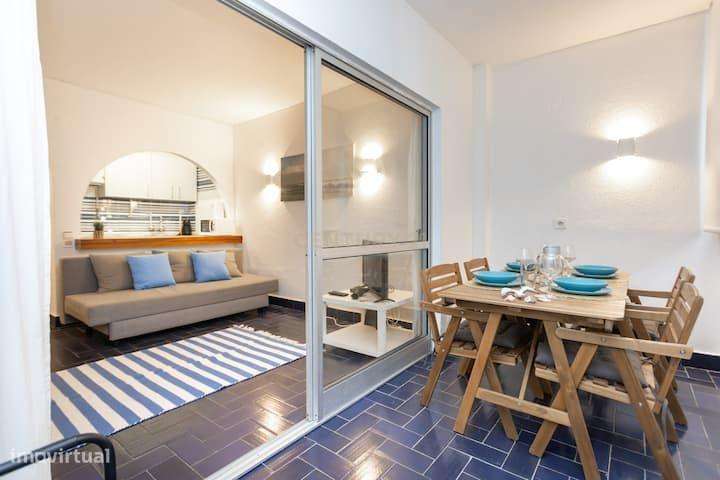 Apartamento T0 com Vista Mar na Costa da Caparica, totalmente equipado-5