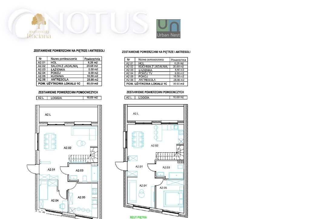 APARTAMENT–dwupoziomowy LOFT z loggią i ogródkiem-19