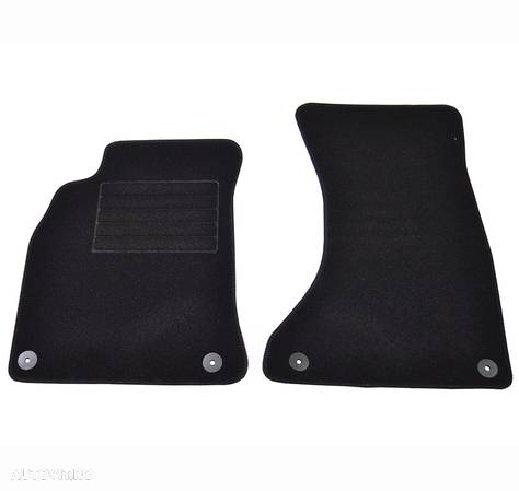 Covorase mocheta Audi A5 2 locuri Coupe / S5 2007- Negre, set de 2 bucati - 1