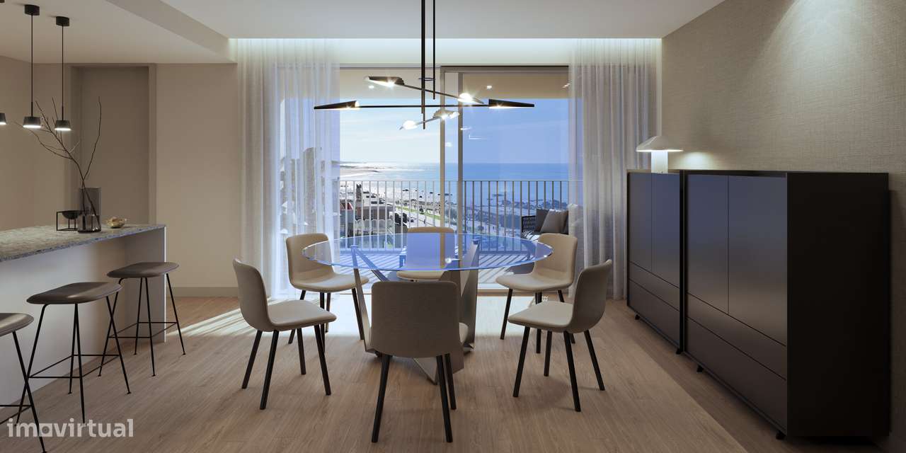 T3 1ª linha de mar -Marginal Canidelo-17