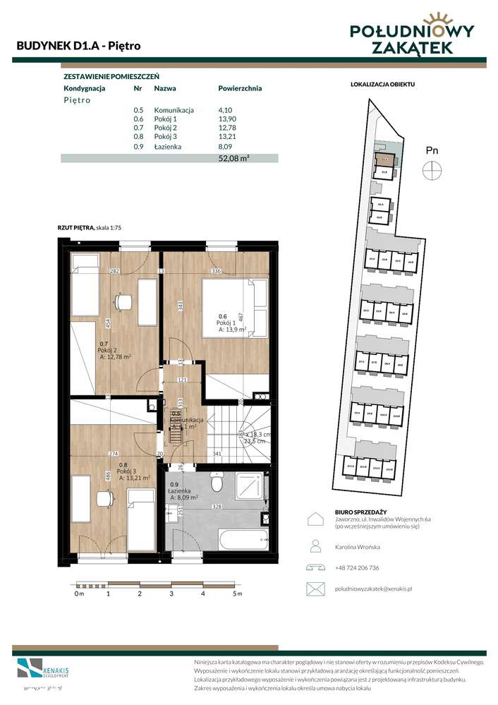 Południowy Zakątek | dom 4-pok. | D1.A - Pełny obrazek: 3/10
