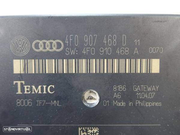 Módulo Eletrónico Audi A6 (4F2, C6)  4F0907468d / 4F0 907 468 D - 3