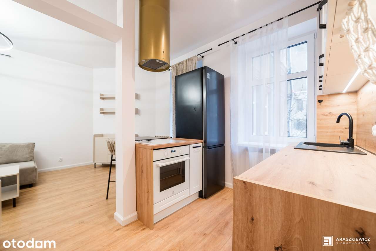 STYLOWE mieszkanie 37 m² po remoncie w sercu Łazarza, OSOBNA GARDEROBA-7