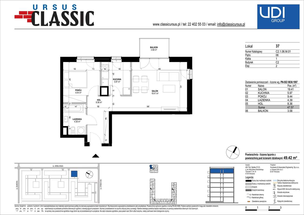Ursus Classic | mieszkanie 2-pok. |C2_37 - Pełny obrazek: 2/7