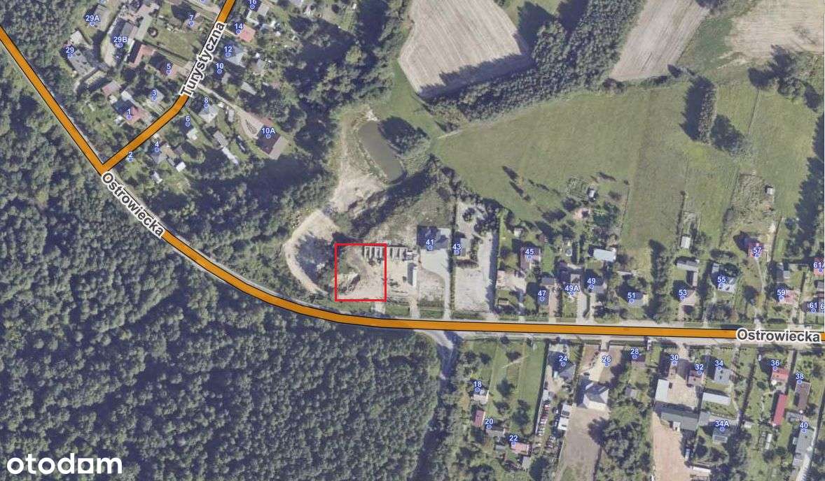 Utwardzona działka z mediami na wynajem TYLKO 1,50 zł/m², Starachowice - Pełny obrazek: 3/3