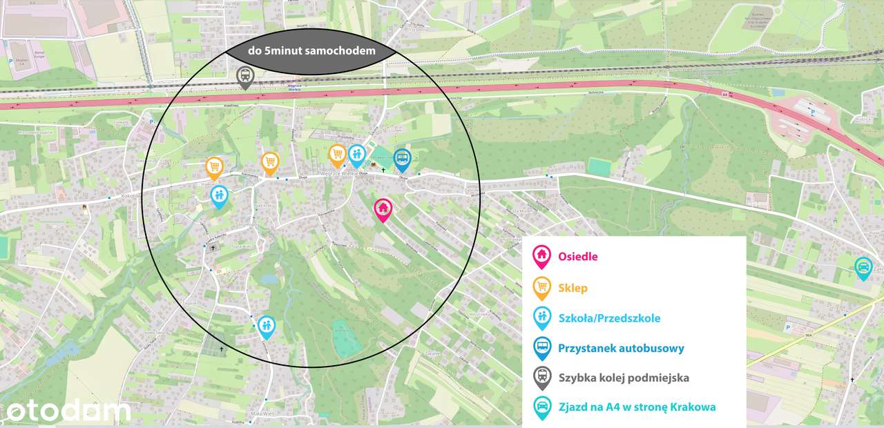 OSTATNIE/ 3 pokoje, 52 m2 z ogrodem  i miejscem post. - Pełny obrazek: 5/5