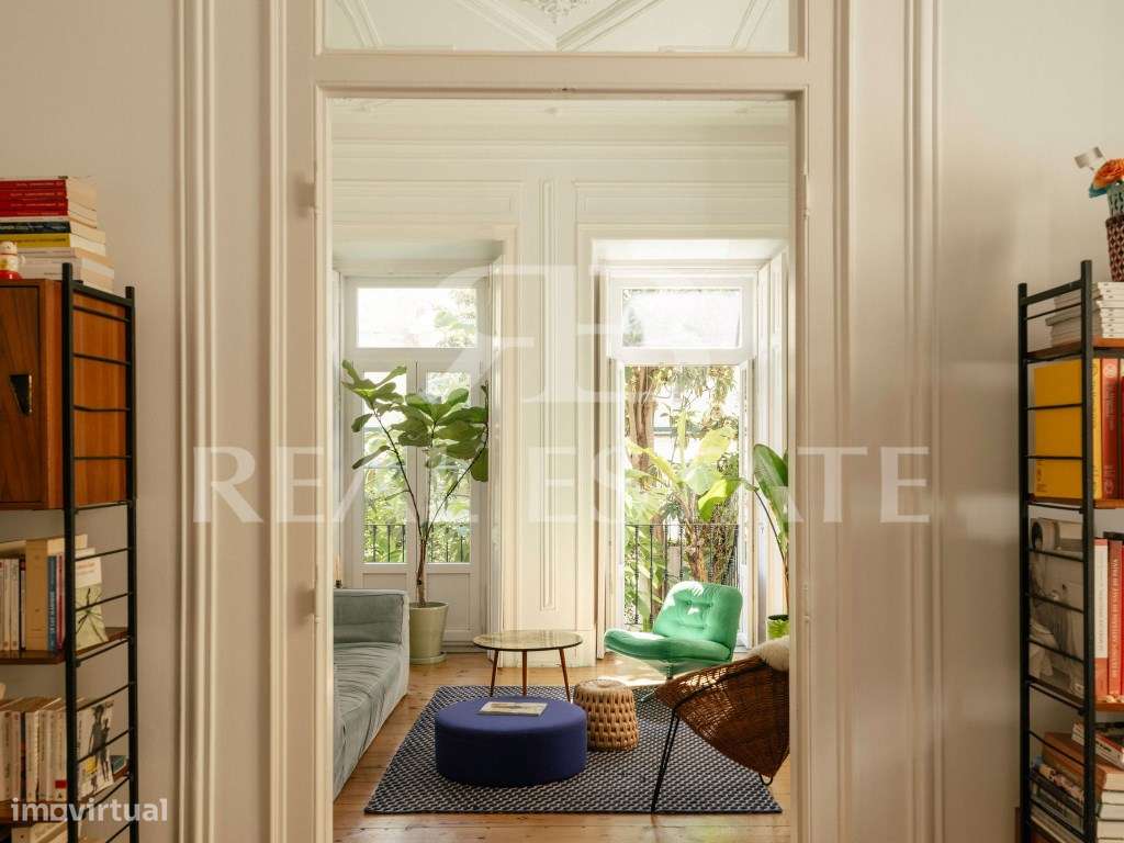 T4 Renovado + JARDIM | Centro Lisboa.-0