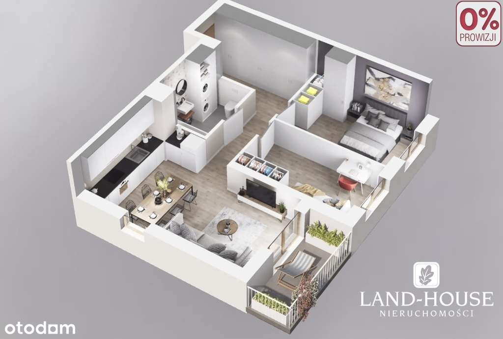 Mieszkanie 3 pok. z loggią - Pełny obrazek: 4/11