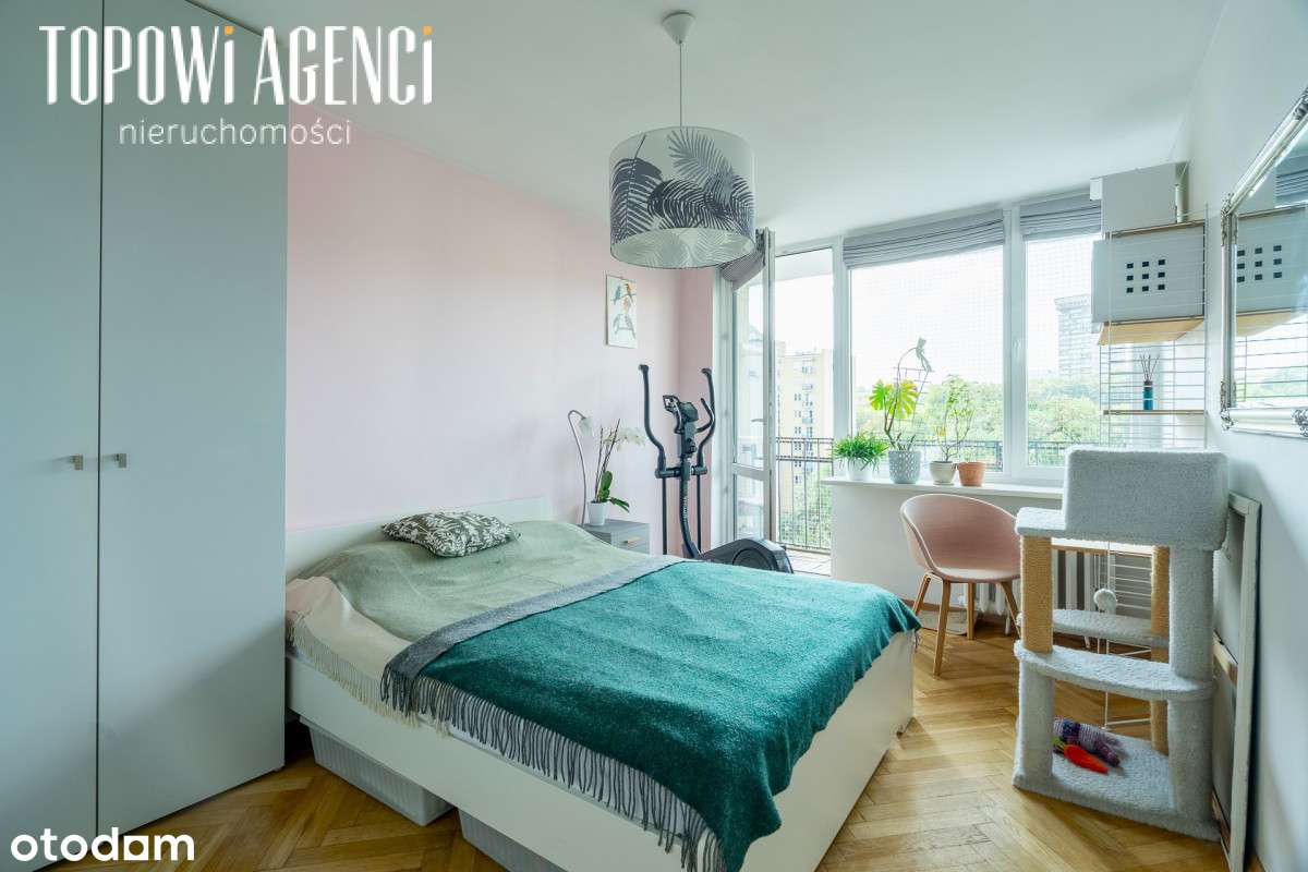 2 pokoje 49,5 m2, Solec 54, winda balkon Metro Cnk-7