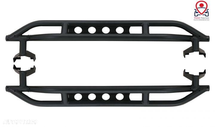 Praguri trepte laterale compatibil cu Jeep Wrangler Rubicon JK 2 Usi - 5