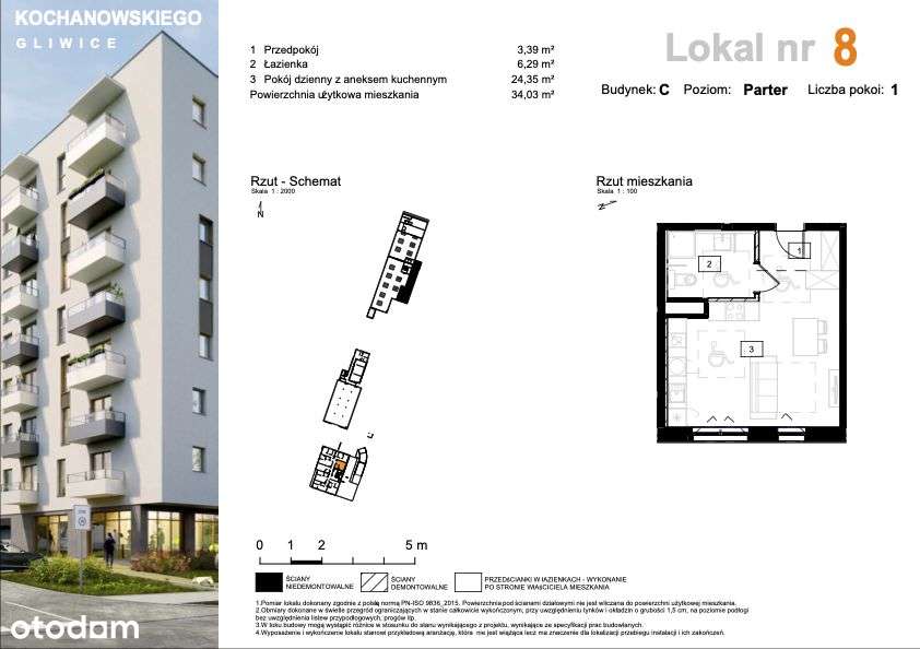 Osiedle Kochanowskiego | 1-pok. | C8| PROMOCJA - Pełny obrazek: 1/6