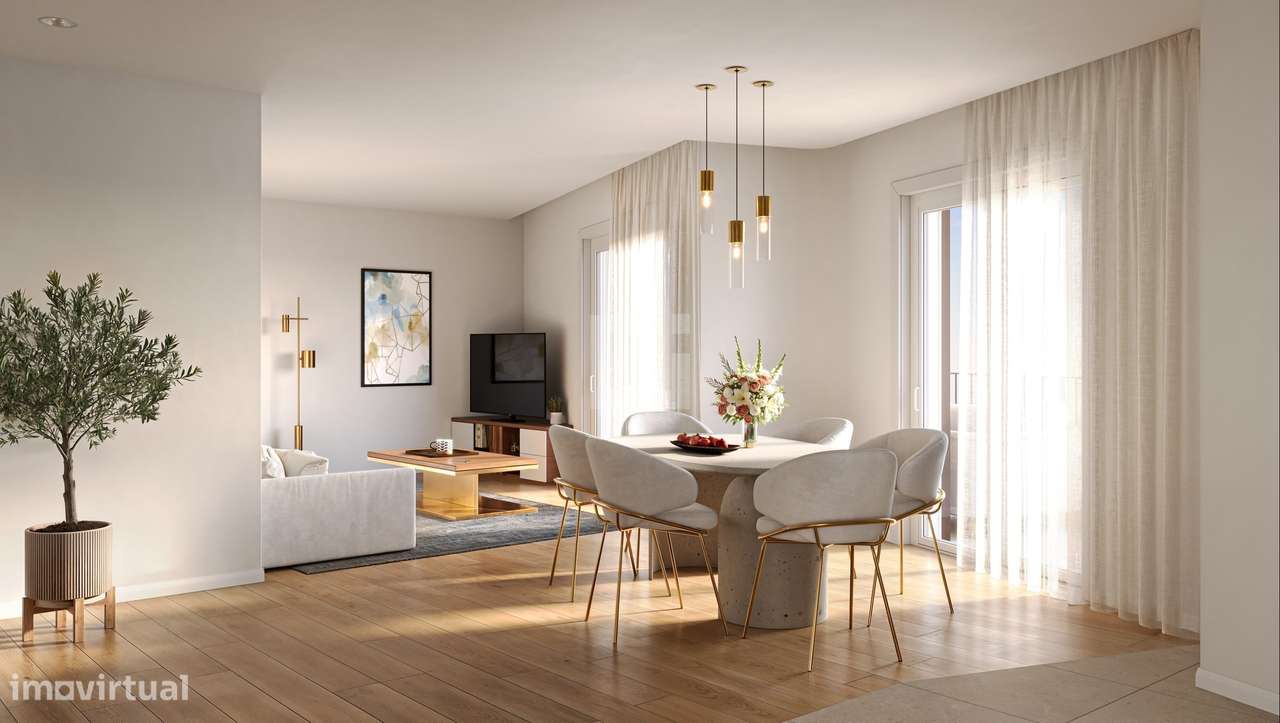 T3 c/ varanda e estacionamento em Empreendimento NOVO - centro de Vila - Grande imagem: 4/18