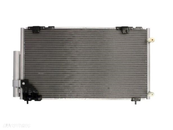Condensator climatizare Honda STREAM, 05.2001-09.2006, motor 1.7, 93 kw benzina, cutie manuala, full aluminiu brazat, 705(665)x390(365)x16 mm, cu uscator si filtru integrat - 1