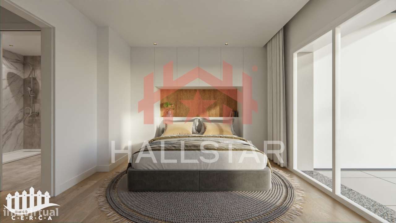 Apartamento T1 + T0 / Varanda com Churrasqueira / Boa Vista-3