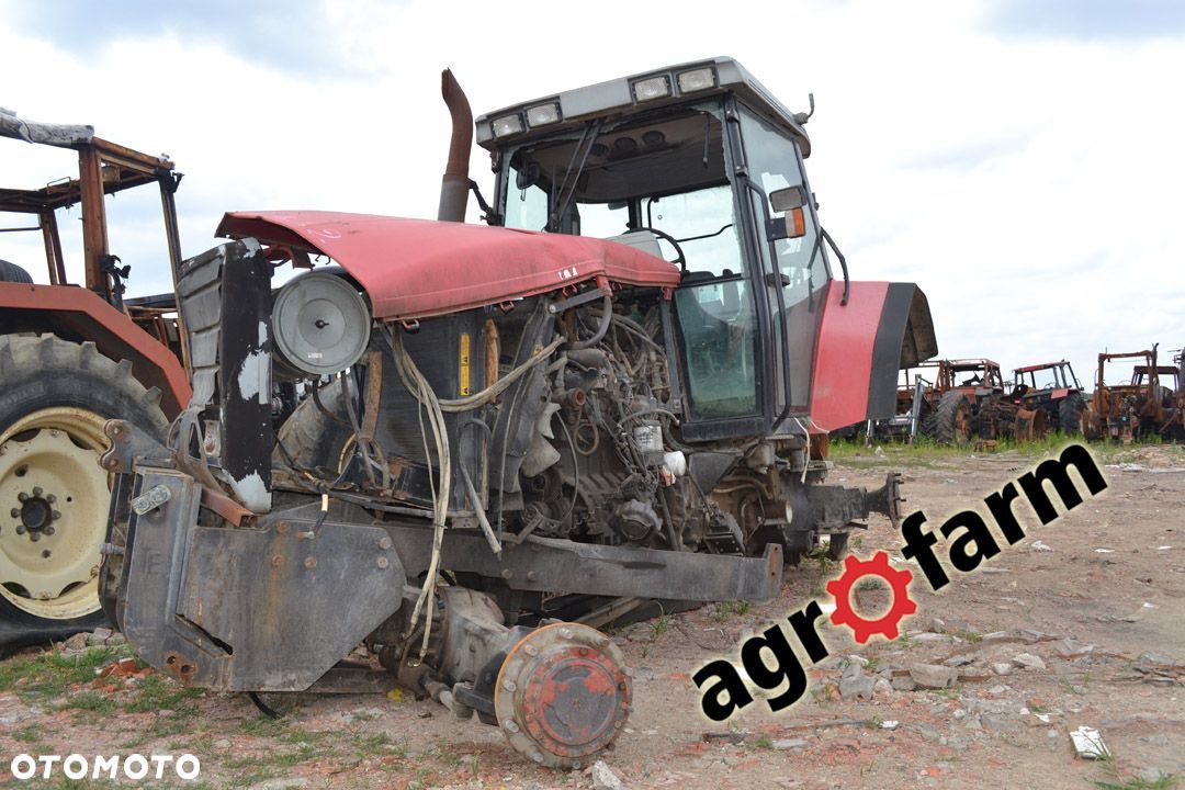 Massey ferguson części używane 8140 8150 8160 8170 silnik skrzynia zwolnica układ planetarny most oś - 1