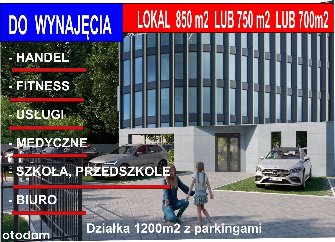 Biuro, Szkoła, Fitness, Serwis, Wystawa,- 700m2