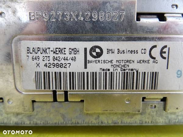 RADIO FABRYCZNE BMW BUSINESS CD E46 6512-6902661 NR49 - 8