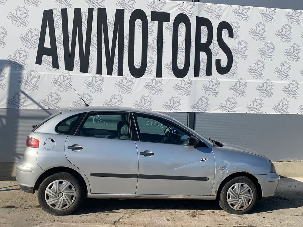 SEAT IBIZA 2004 2661 MASKA, LAMPA, DRZWI, LUSTERKO, ZDERZAK, GRILL, BŁOTNIK, KLAPA, BELKA, DESKA, FOTELE, KANAPA, ĆWIARTKA, KIEROWNICA, TARCZE, ZACISKI, ZAWIESZENIE, KOMPLETNY PRZÓD, KOMPLETNY TYŁ, LICZNIK, ZEGARY, PRAWE LEWE PRZÓD TYŁ