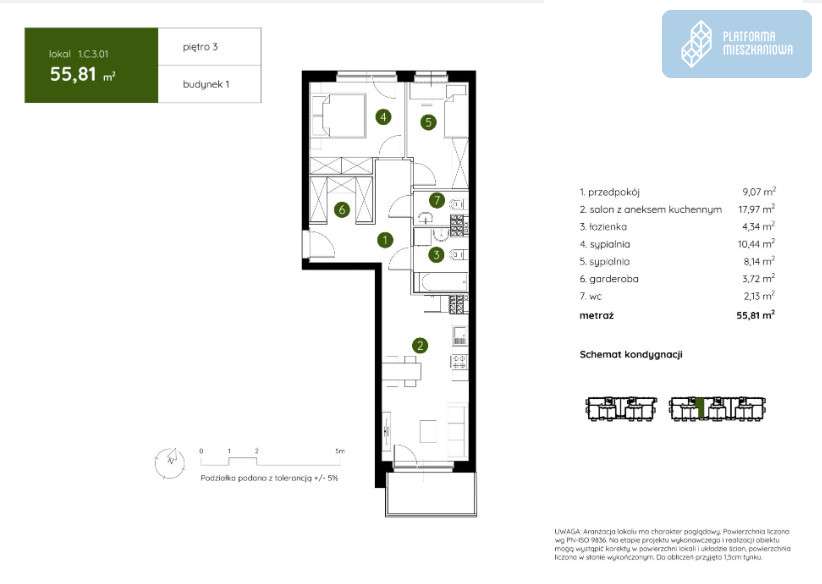 Ustawne 3pokoje Pachońskiego klucze2027 smart home - Ansicht 2