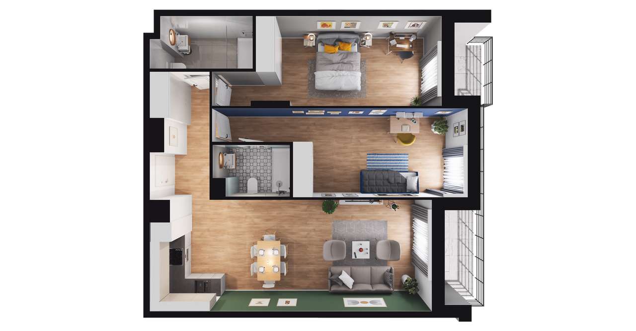 Marimonte  | mieszkanie 3-pok. | M​U.2.17 - Pełny obrazek: 3/8