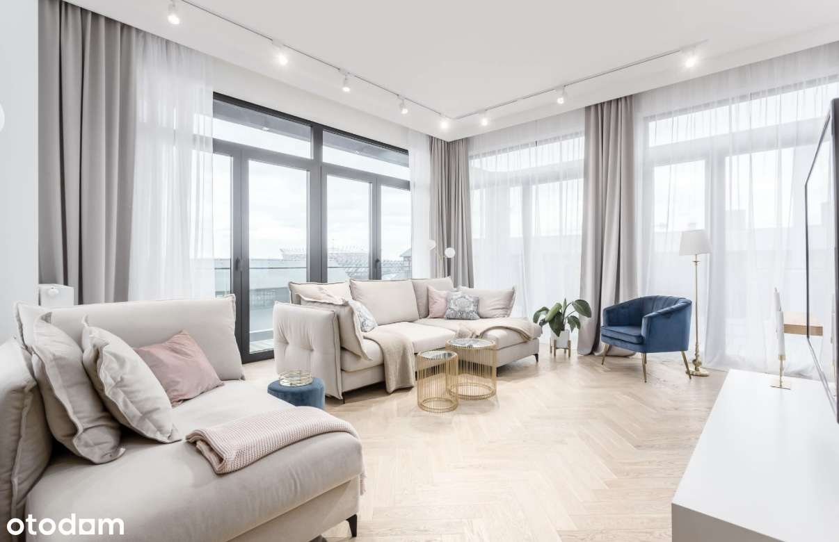 Czteropokojowy apartament na Powiślu