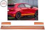 Stickere Laterale Portocaliu Mat MERCEDES Benz Coupe C238 W212 W213 E200 E300 E350- livrare gratuita - 1