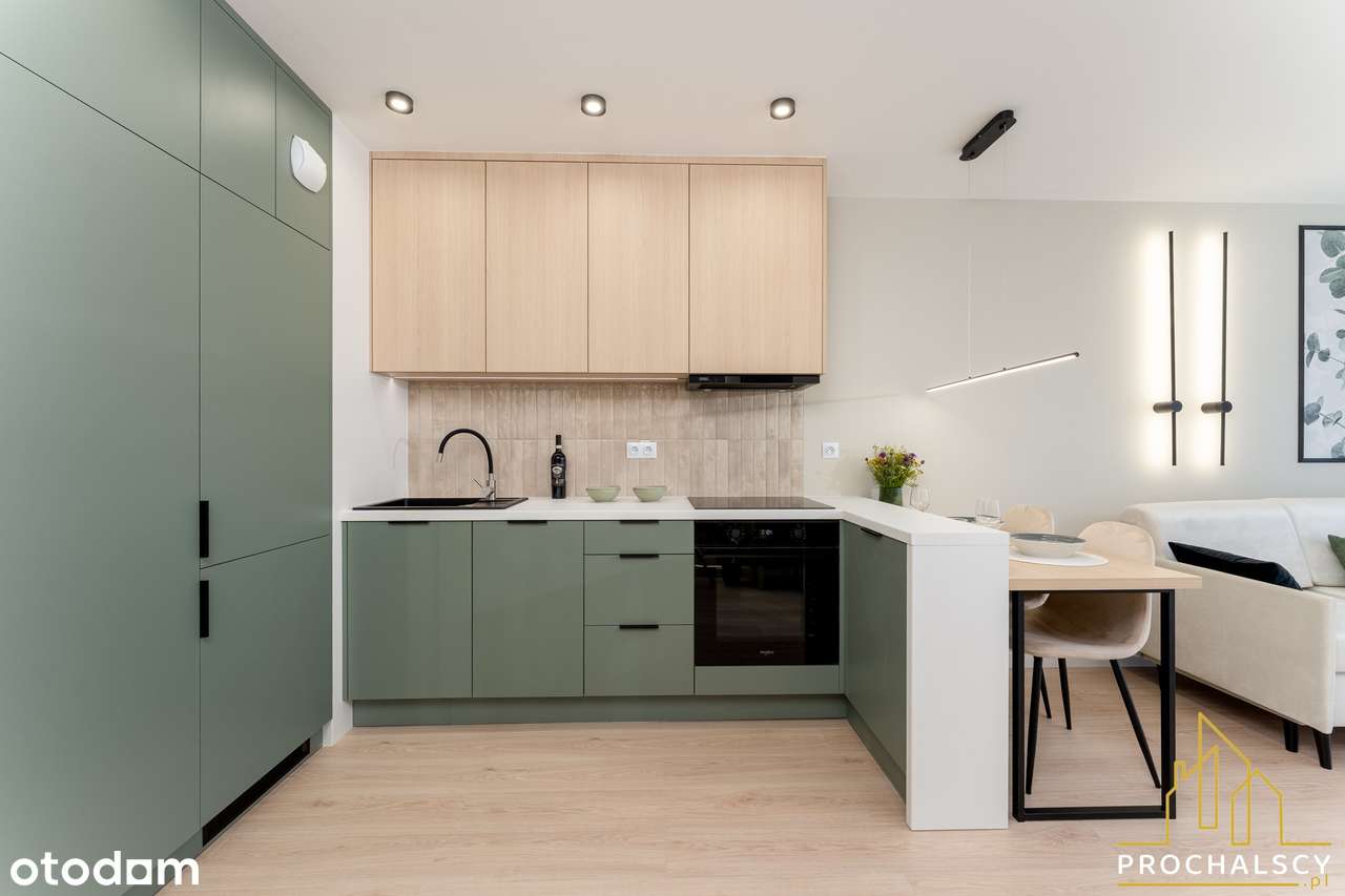 Piękne nowe mieszkanie w z meblami i AGD Ceglana Park + garaż-13