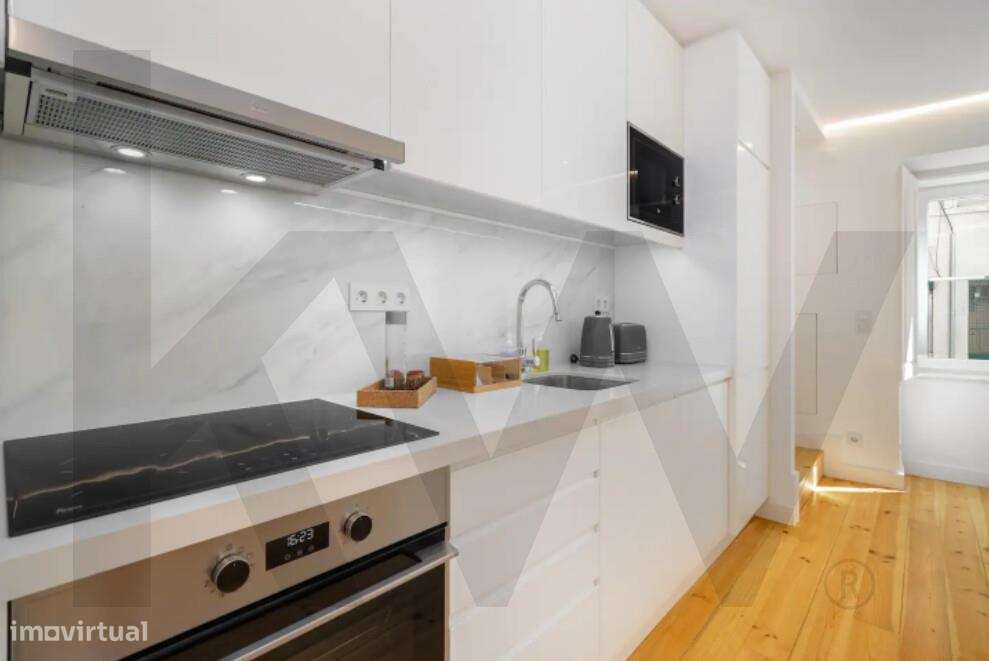 Apartamento T2 Renovado na Bica -  Totalmente Mobilado e Equipado - Grande imagem: 4/15