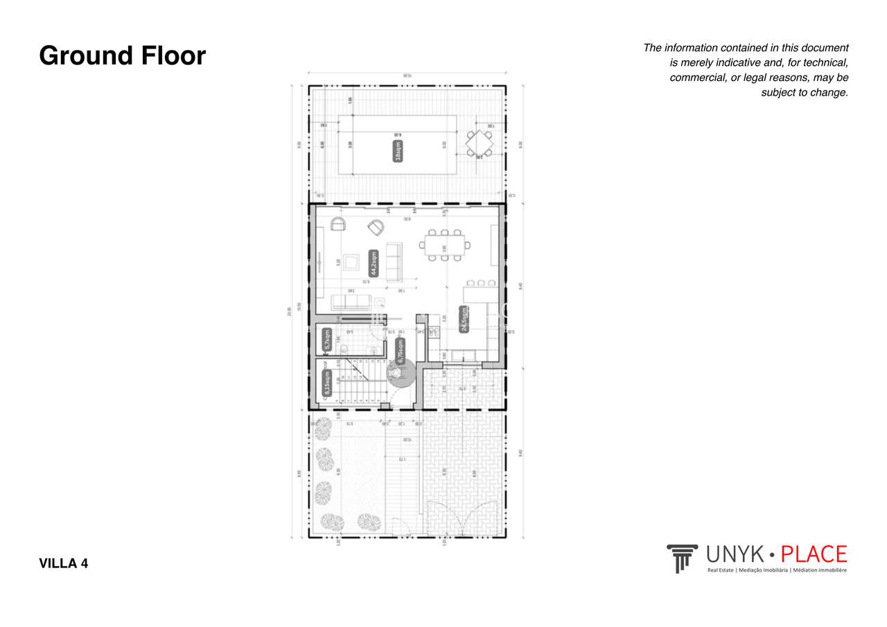 Moradia T3 em Projeto com Piscina Privada-9