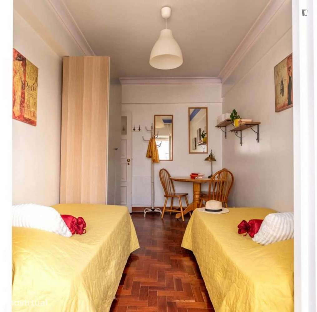 Quarto - localizado em Picoas Lisbon - Grande imagem: 4/20